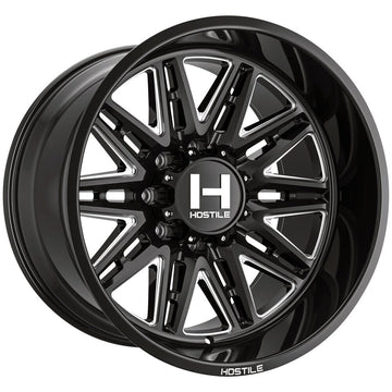 Hostile Wheels H126 Maniac Black Milled