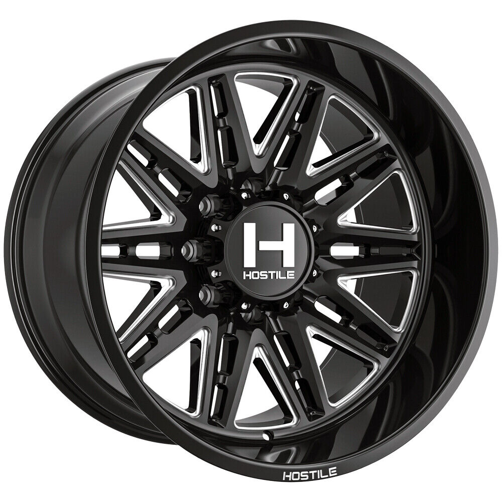 Hostile Wheels H126 Maniac Black Milled