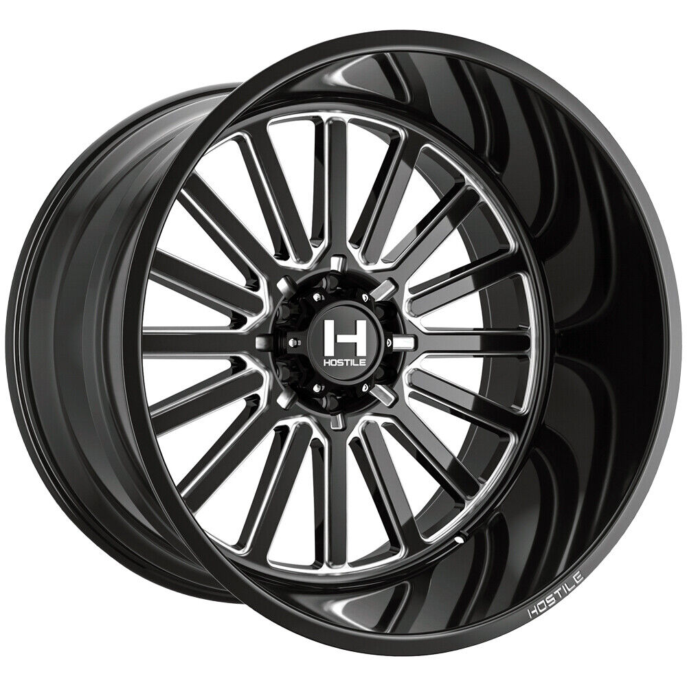 Hostile Wheels H127 Titan Black Milled