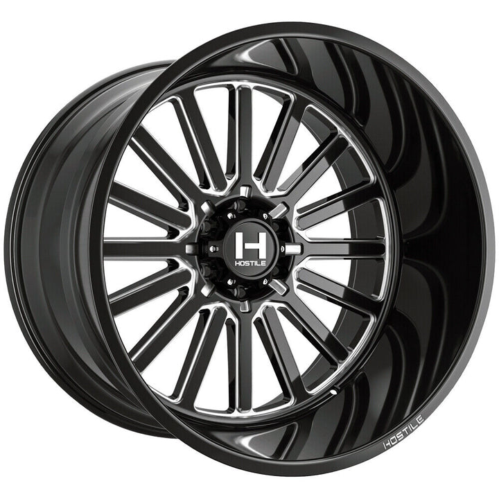 Hostile Wheels H127 Titan Black Milled