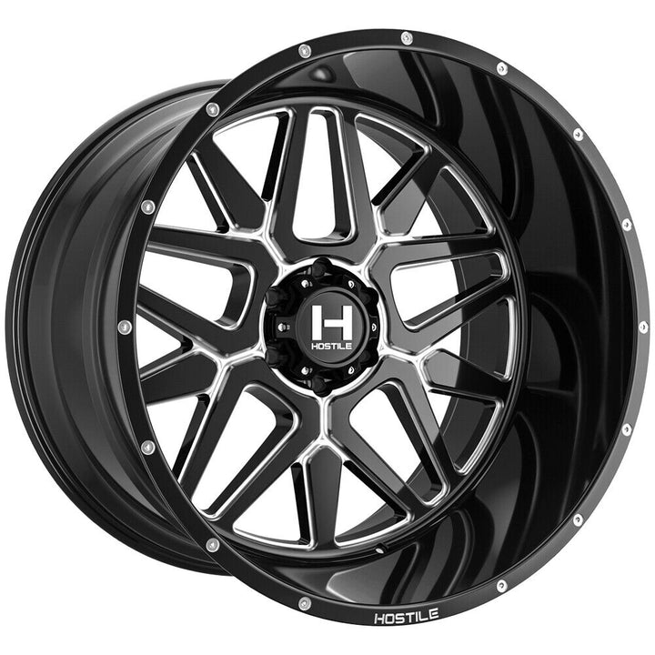 Hostile Wheels H128 Diablo Black Milled