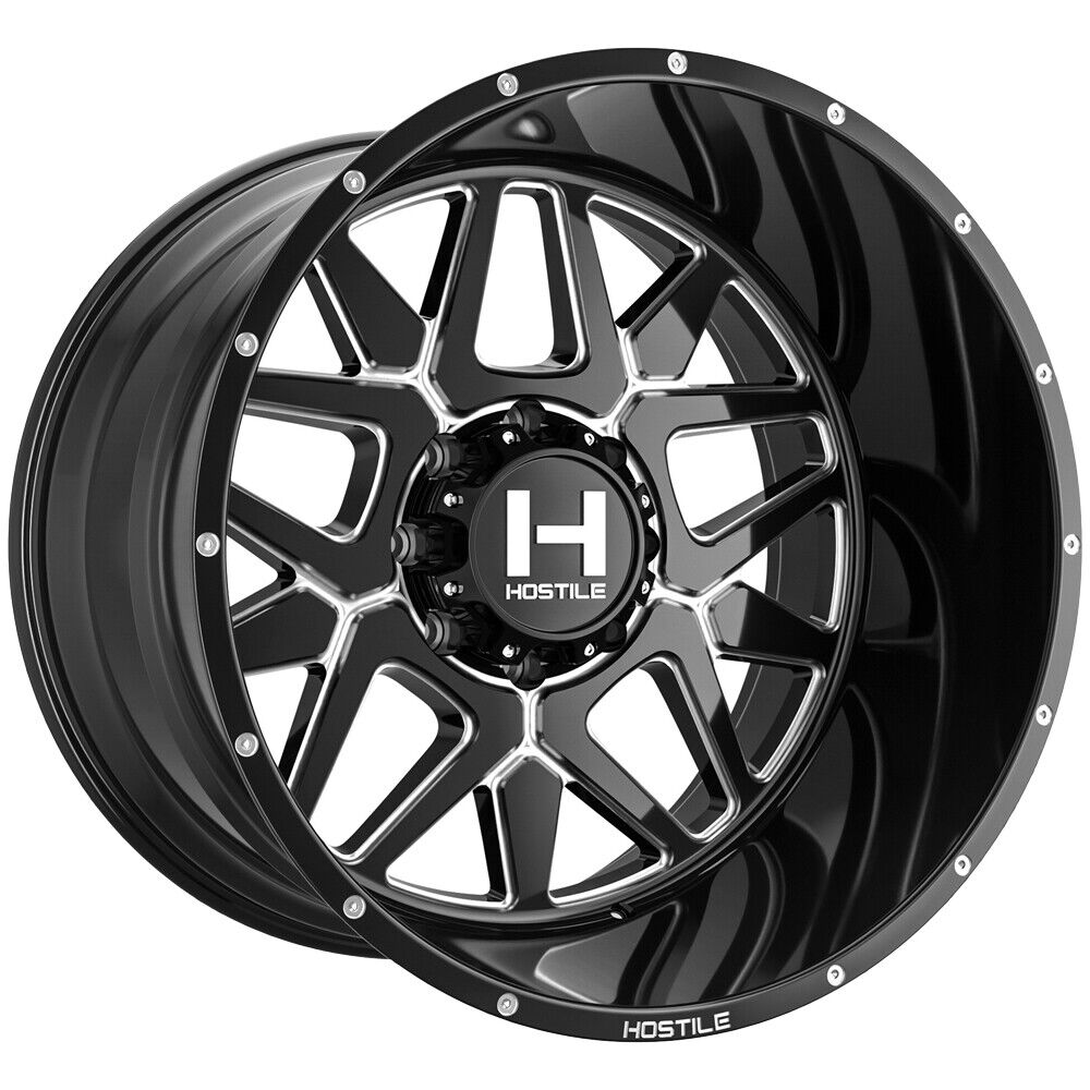 Hostile Wheels H128 Diablo Black Milled
