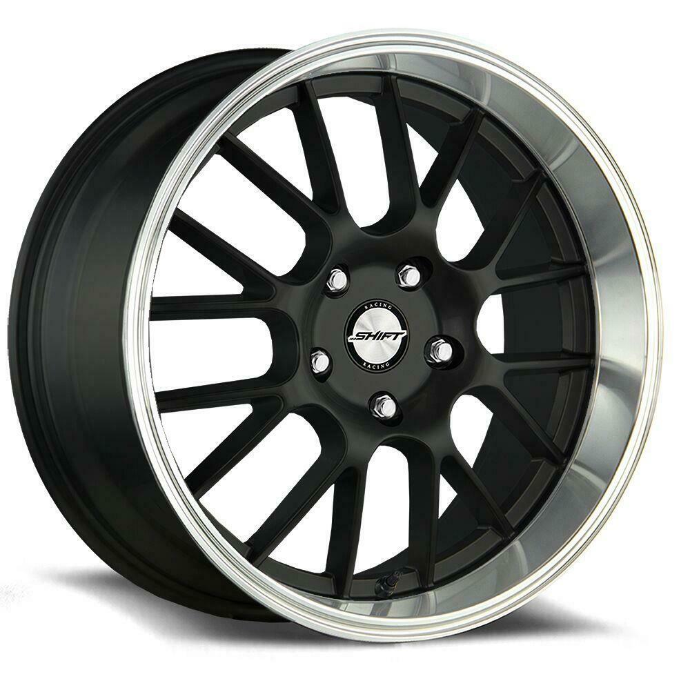 Shift Wheels H28 Crank Black Polished Lip