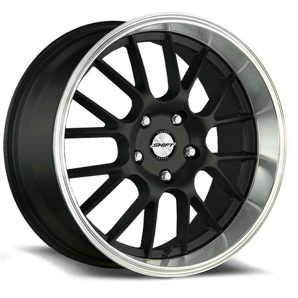 Shift Wheels H28 Crank Black Polished Lip