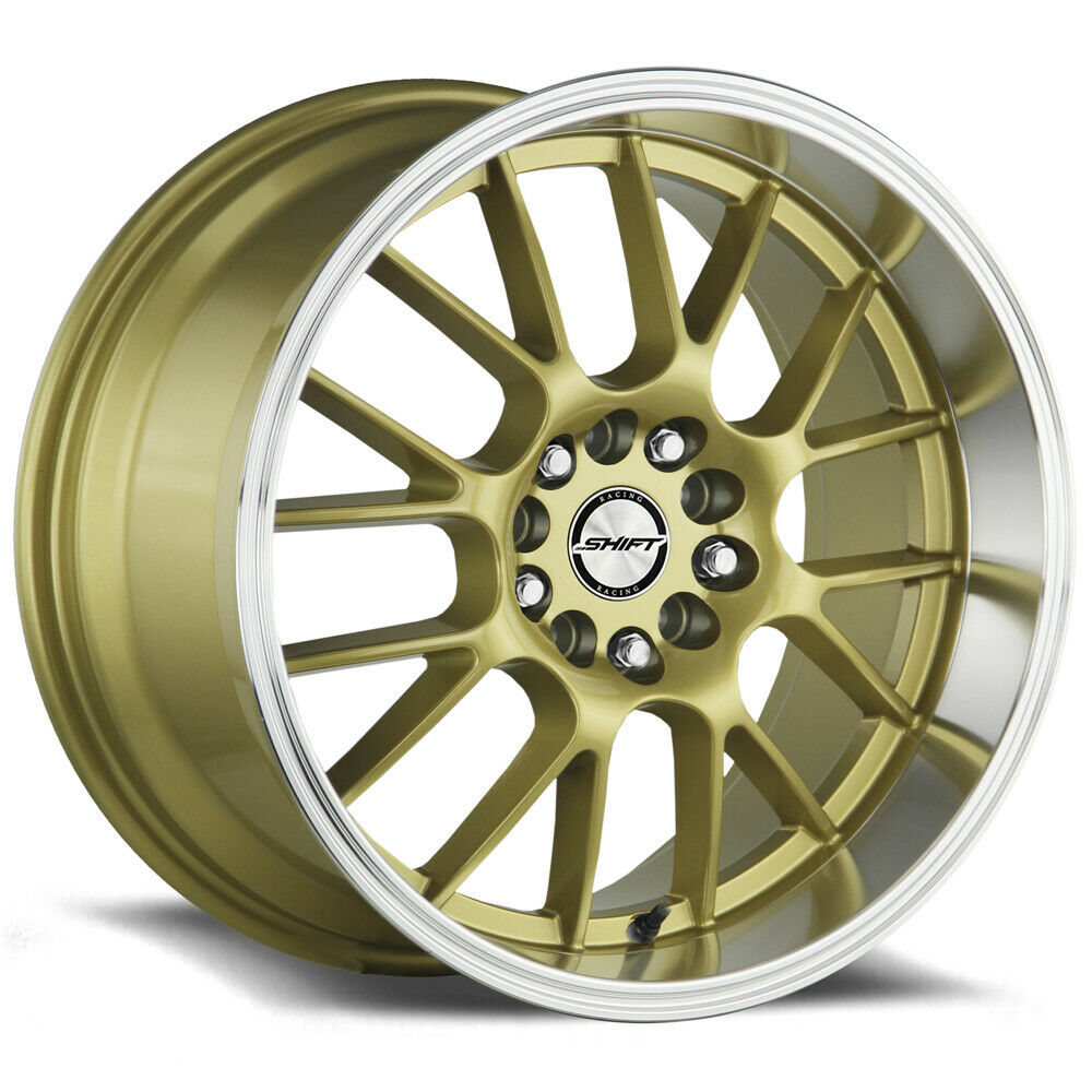 Shift Wheels H28 Crank Gold Polished Lip