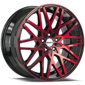 Shift Wheels H32 Formula Black Machine Red