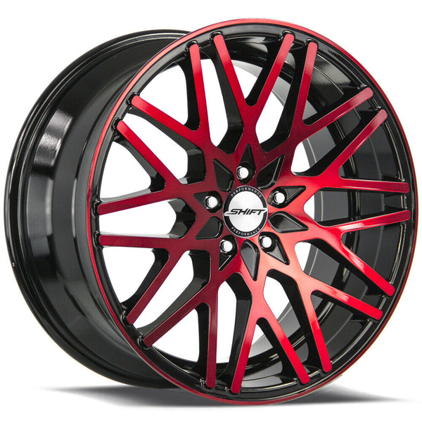 Shift Wheels H32 Formula Black Machine Red