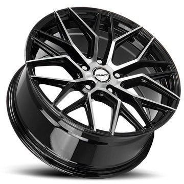 Shift Wheels H33 Spring Black Machine - Wheels Outlet
