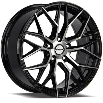 Shift Wheels H33 Spring Black Machine - Wheels Outlet