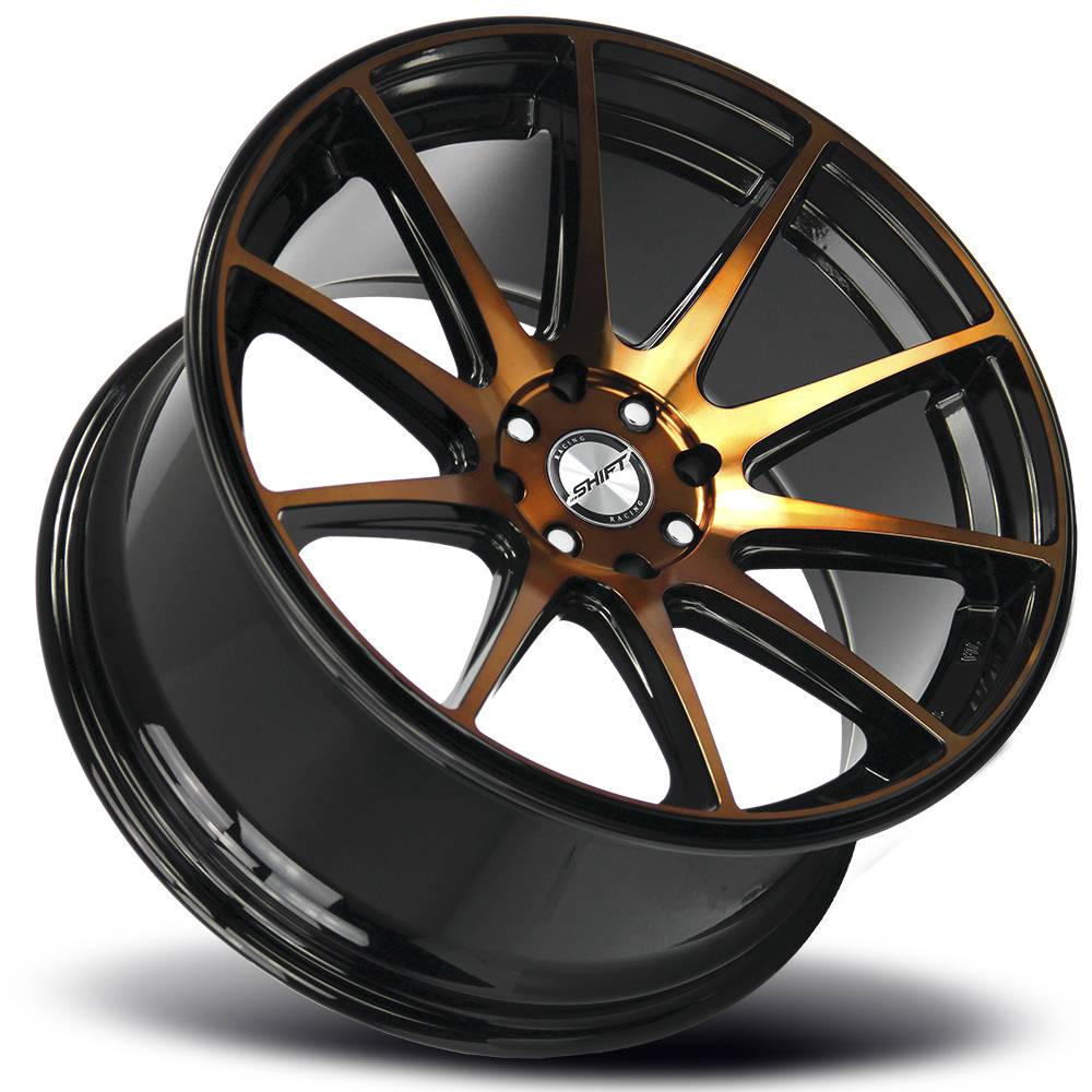 Shift Wheels H34 Gear Black Machine Bronze