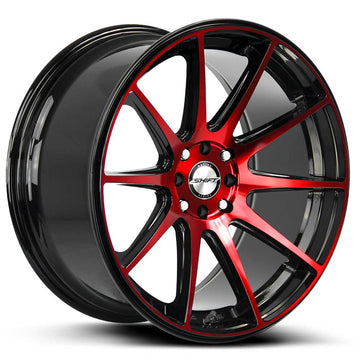 Shift Wheels H34 Gear Black Machine Red
