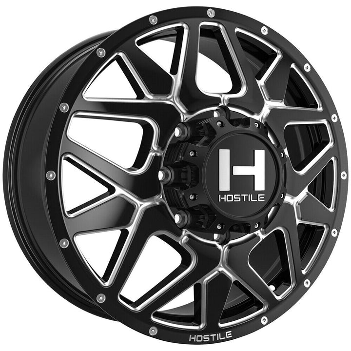 Hostile Wheels H402 Diablo-Dually Black Milled
