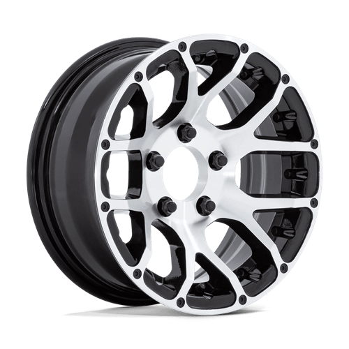 Helo Wheels HE1825 Gloss Black Machined (No Cap)