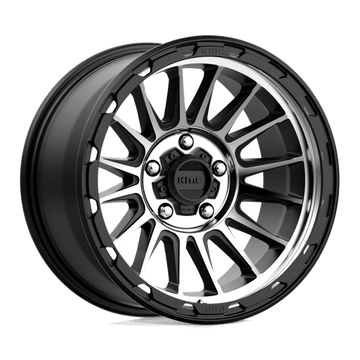 KMC Wheels KM542 Impact Satin Black Machined