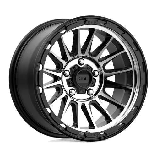 KMC Wheels KM542 Impact Satin Black Machined
