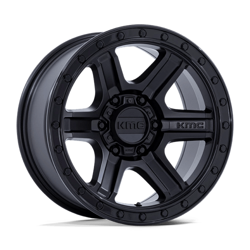 KMC Wheels KM551 Outrun Matte Black with Gloss Black Lip