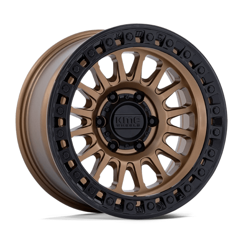 KMC Wheels KM552 Ims Matte Bronze with Gloss Black Lip