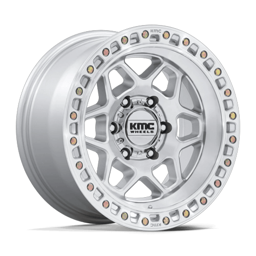 KMC Wheels KM553 Torx Gloss Silver with Machined Face