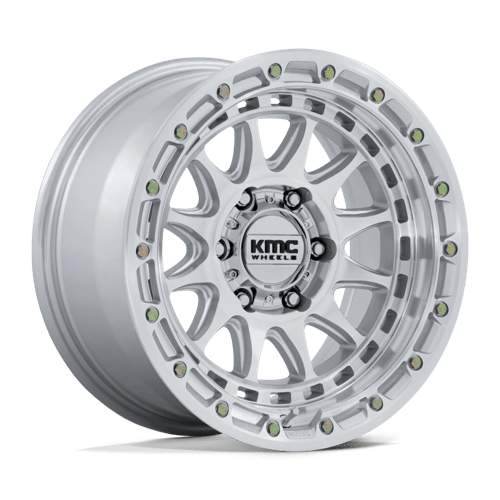 KMC Wheels KM556 Crux Gloss Silver with Machined Face