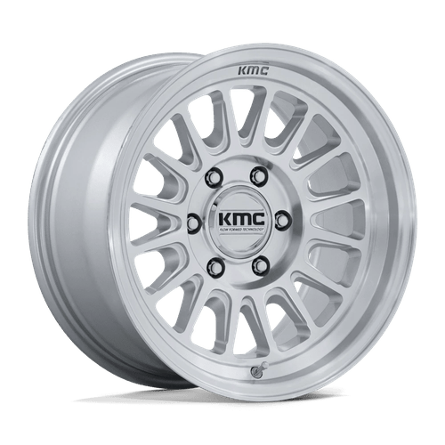 KMC Wheels KM733 Impact Fft Gloss Silver with Machined Face
