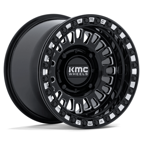 KMC Wheels KS242 Aztec Utv Beadlock Gloss Black Milled