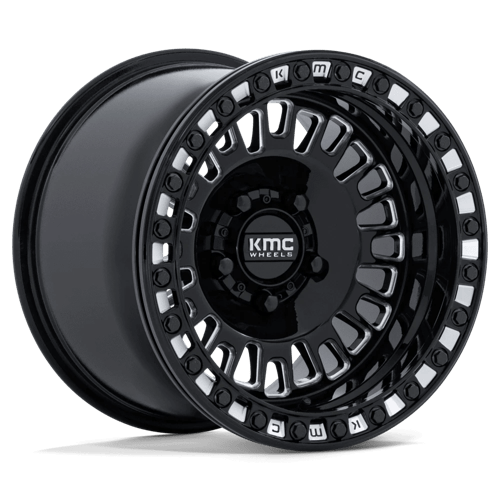 KMC Wheels KS242 Aztec Utv Beadlock Gloss Black Milled