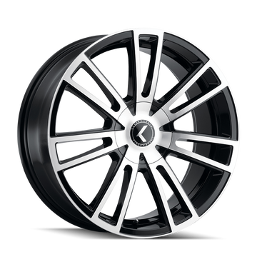 Kraze Wheels KR183 Spectra Gloss Black Machined