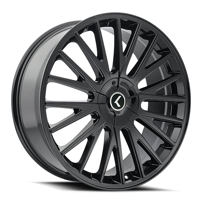 Kraze Wheels KR185 Double Down Gloss Black
