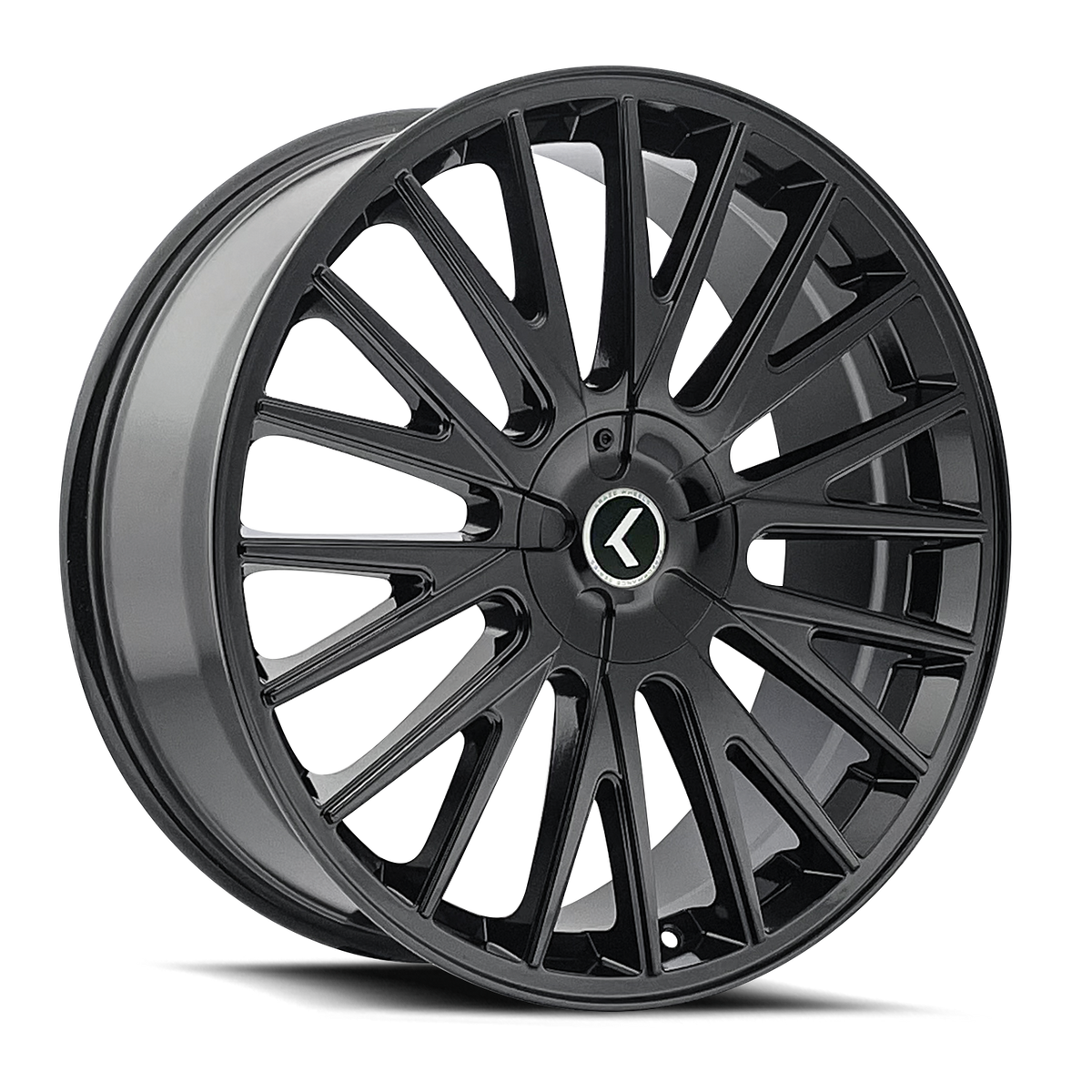 Kraze Wheels KR185 Double Down Gloss Black