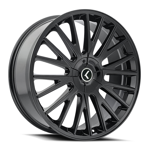 Kraze Wheels KR185 Double Down Gloss Black