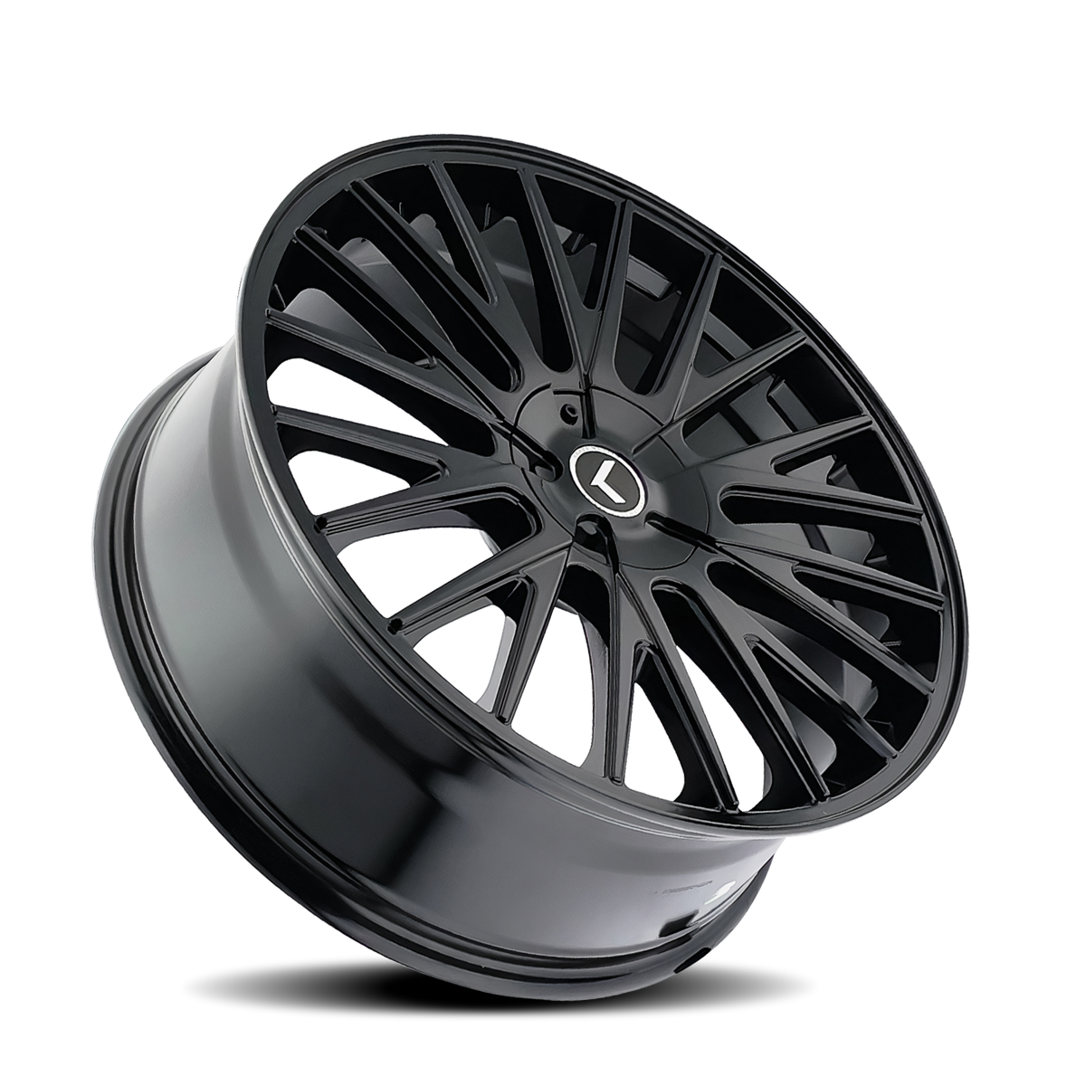 Kraze Wheels KR185 Double Down Gloss Black