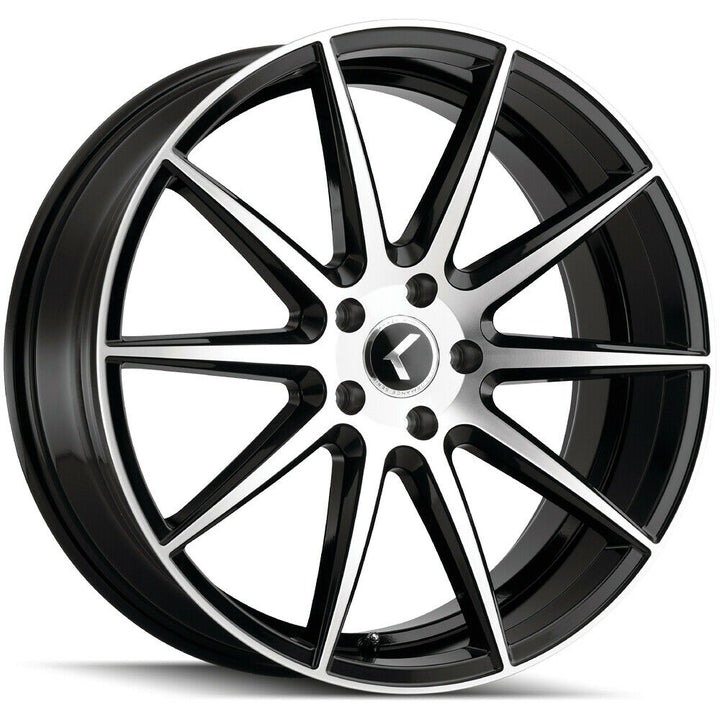 Kraze Wheels KR194 Cosmos Gloss Black Machined