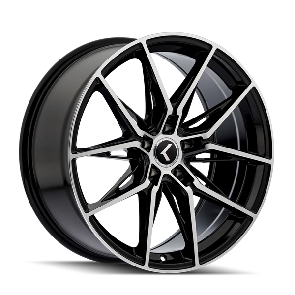 Kraze Wheels KR196 Evolve Gloss Black Machined