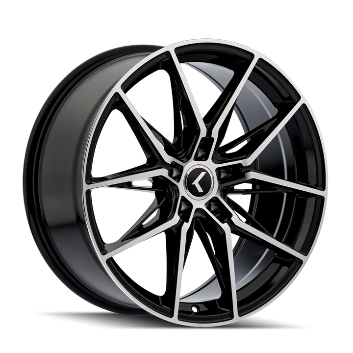 Kraze Wheels KR196 Evolve Gloss Black Machined
