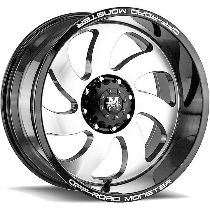 Off-Road Monster Wheels M07 Black Machine