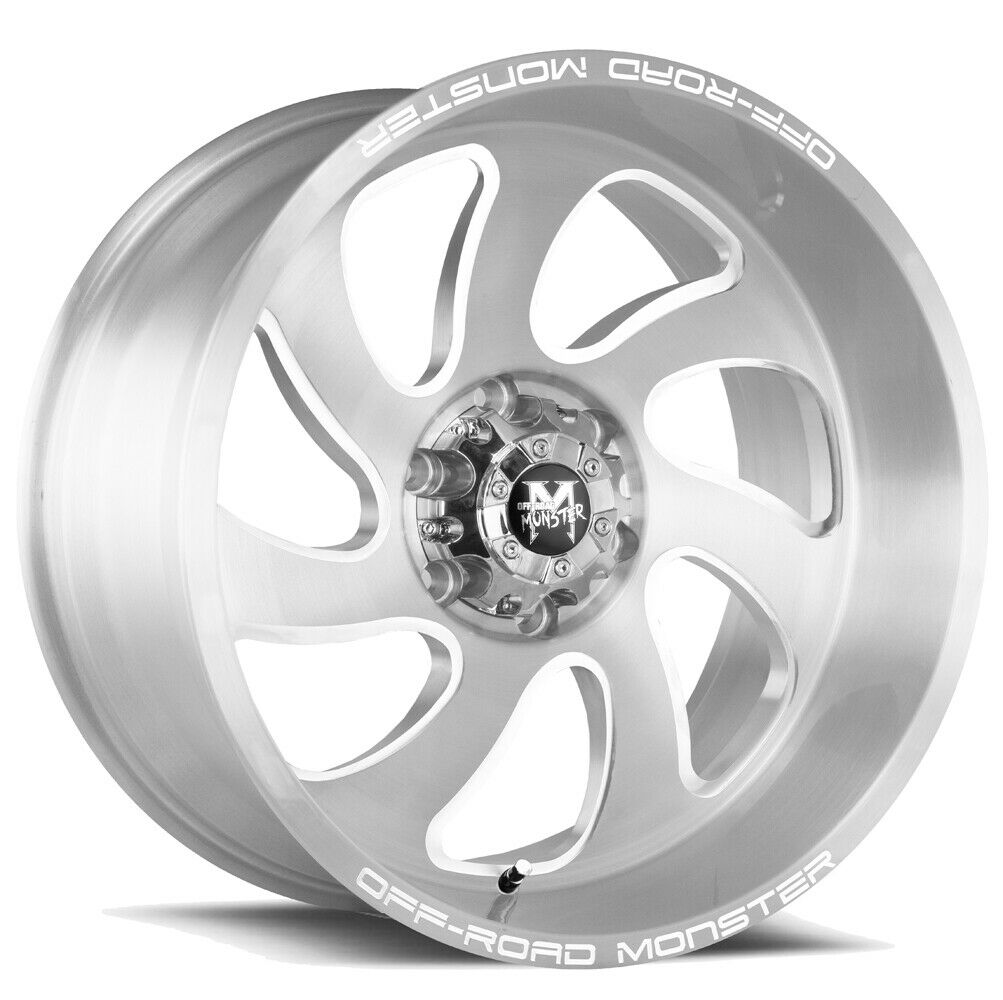 Off-Road Monster Wheels M07 Silver Brushed