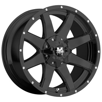 Off-Road Monster Wheels M08 Flat Black Machine