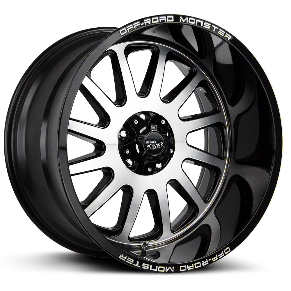 Off-Road Monster Wheels M17 Black Machine
