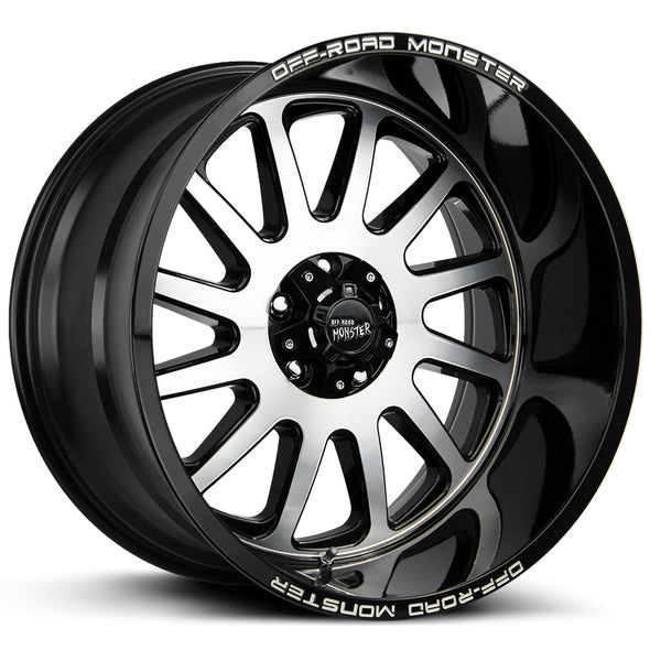 Off-Road Monster Wheels M17 Black Machine
