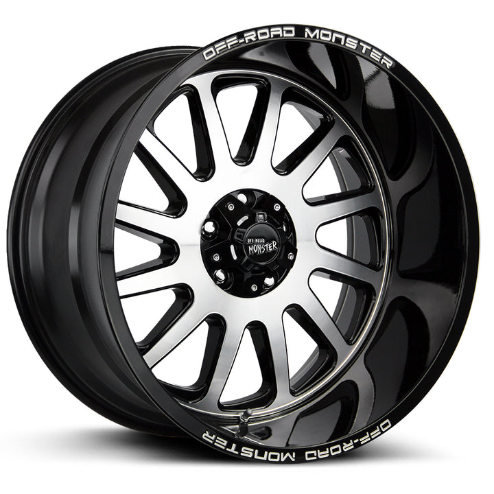 Off-Road Monster Wheels M17 Black Machine