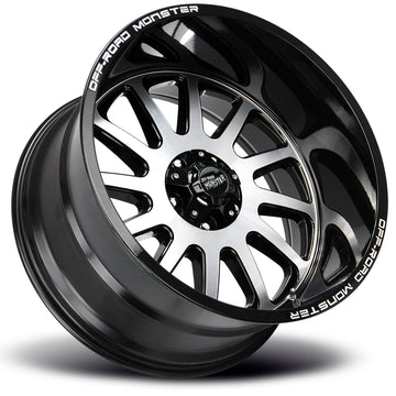 Off-Road Monster Wheels M17 Black Machine