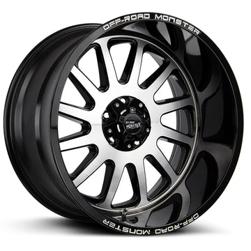 Off-Road Monster Wheels M17 Black Machine