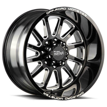 Off-Road Monster Wheels M17 Black Milled