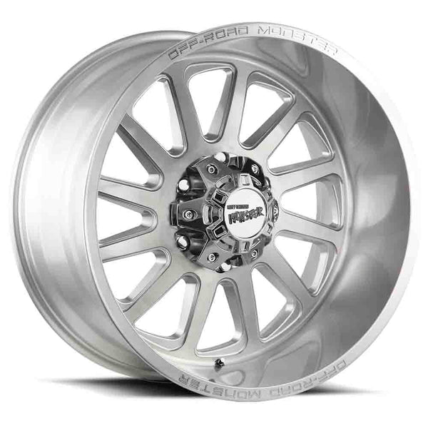 Off-Road Monster Wheels M17 Silver Brushed