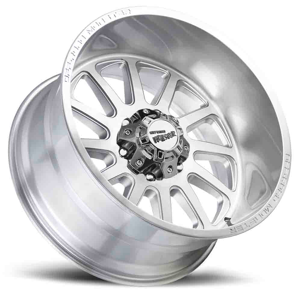Off-Road Monster Wheels M17 Silver Brushed