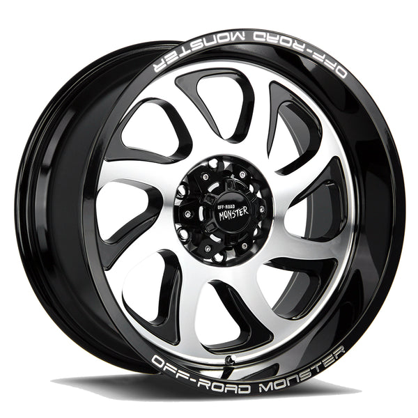 Off-Road Monster Wheels M22 Black Machine