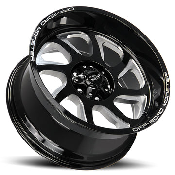 Off-Road Monster Wheels M22 Black Milled
