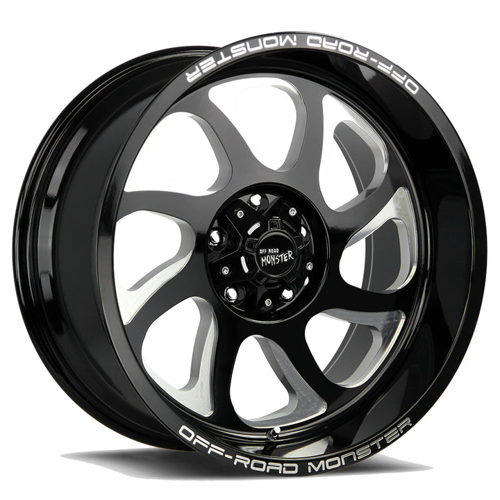 Off-Road Monster Wheels M22 Flat Black Milled