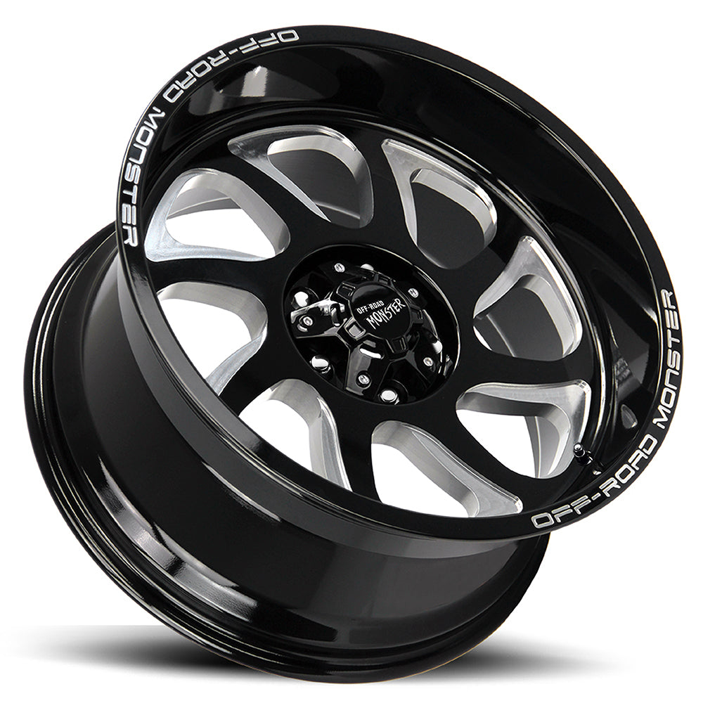 Off-Road Monster Wheels M22 Flat Black Milled