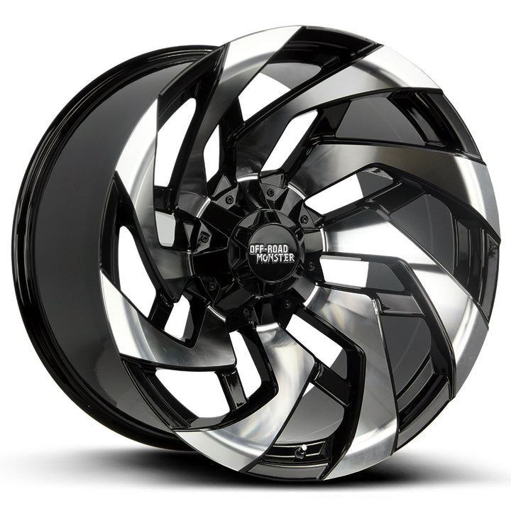 Off-Road Monster Wheels M24 Black Machine